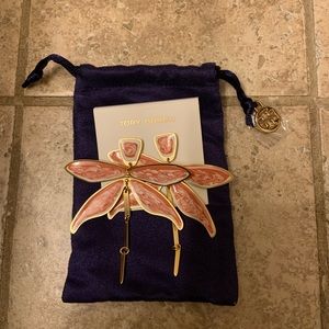 Tory Burch dragonfly earrings